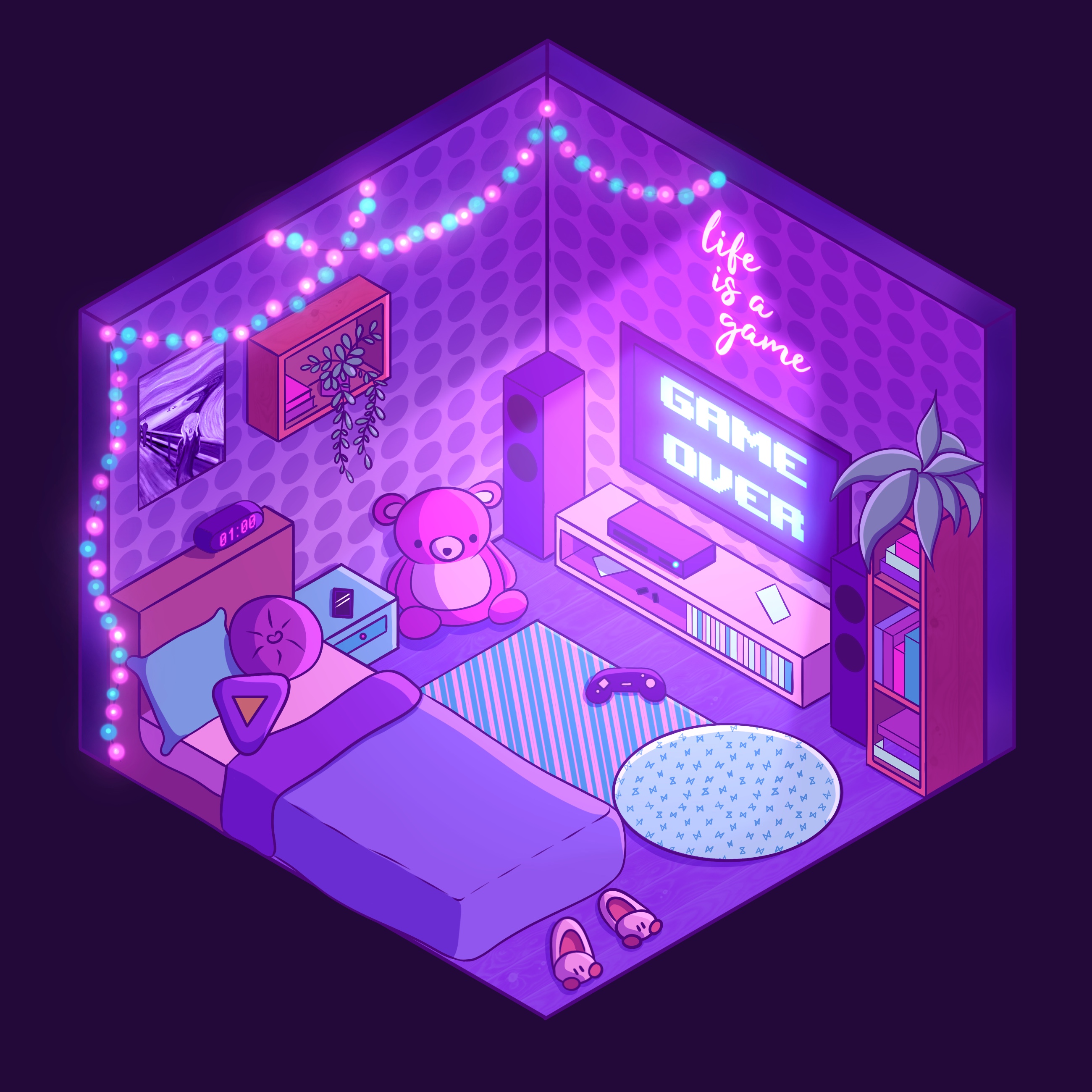 Isometric Room Illustration
